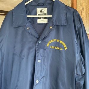 Starter/homage Michigan football vintage feel jacket size XXL